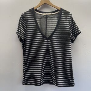 Abbot Main Venice Beach Linen Blend Retro T-Shirt Size L Tee